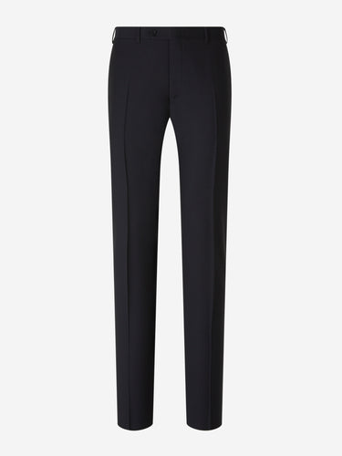 Canali Hombre Barcelona Chaqué y Pantalón Lana color Azul Noche sku 332-000115 01 - Foto 5