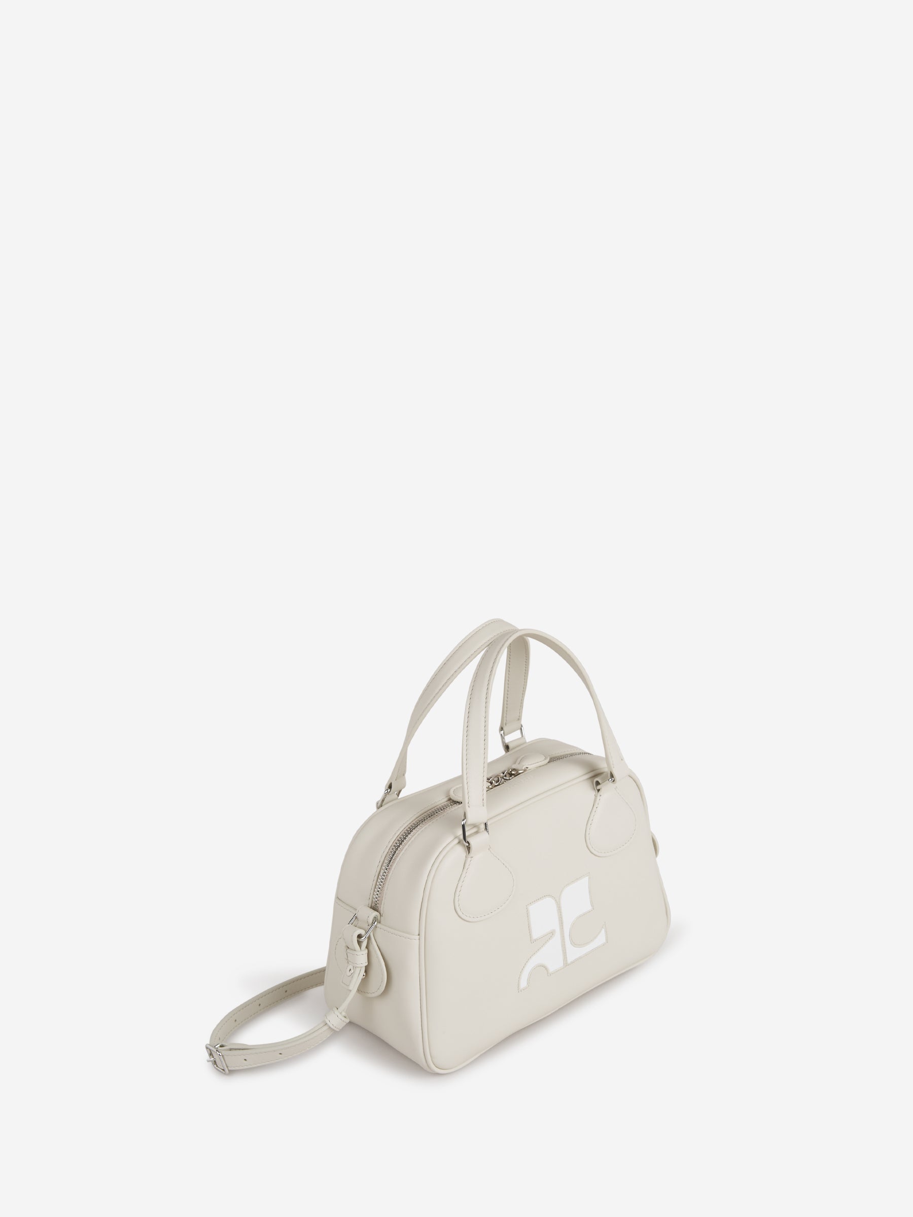 Courrèges Bolso Bandolera Bowling color Crema sku 810-007397 01 - Foto 2