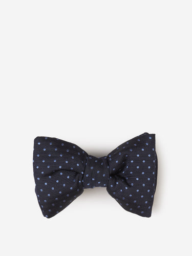 Tom Ford Hombre Barcelona Pajarita Texturizada Seda color Azul Noche sku 602-000257 03 - Foto 1