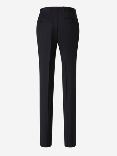 Canali Hombre Barcelona Chaqué y Pantalón Lana color Azul Noche sku 332-000115 01 - Foto 6
