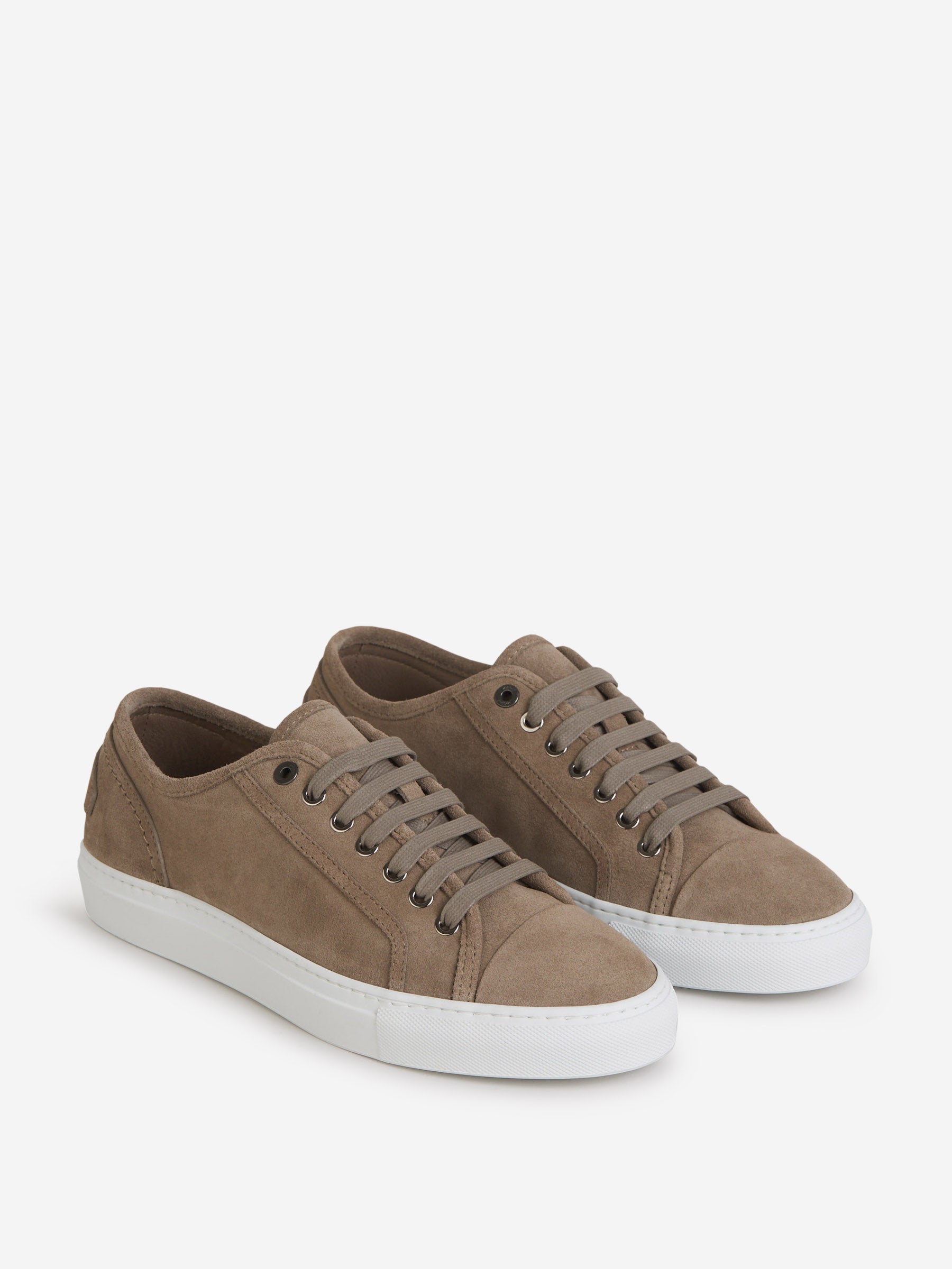 Brioni Hombre Barcelona Sneakers Piel Ante color Topo sku 616-002650 01 - Foto 2