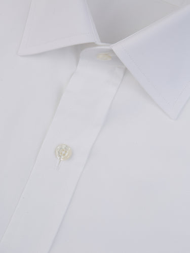 Tom Ford Hombre Barcelona Camisa Lisa Algodón color Blanco sku 401-003096 01 - Foto 2