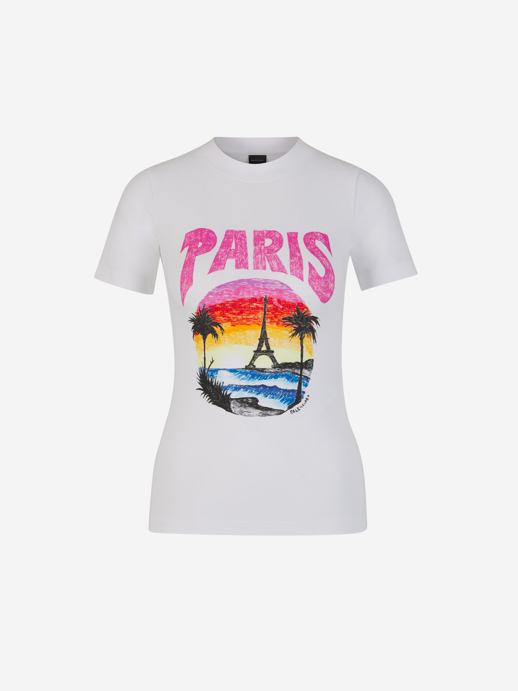 Balenciaga – Paris Moon T-shirt Hombre 553-003776 01