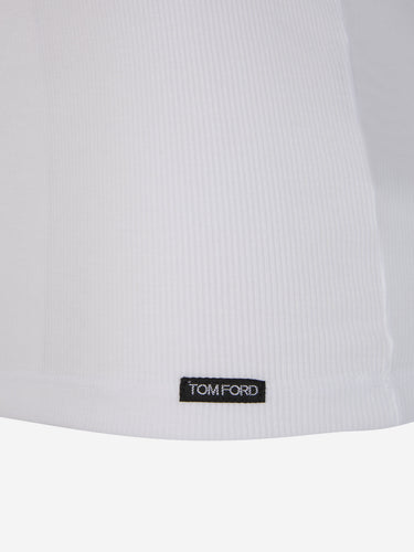 Tom Ford Hombre Barcelona Camiseta Tirantes Lisa color Blanco sku 653-000084 01 - Foto 4