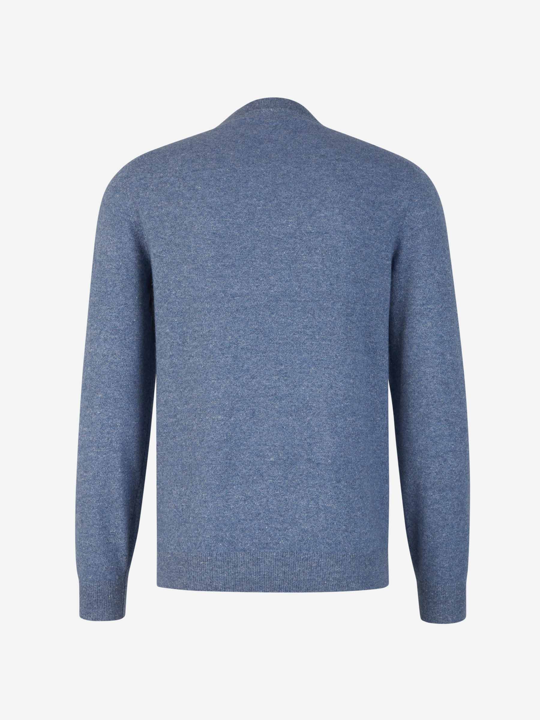 Fedeli Jersey Cashmere y Lino color Azul Denim sku 542-002343 02 - Foto 2