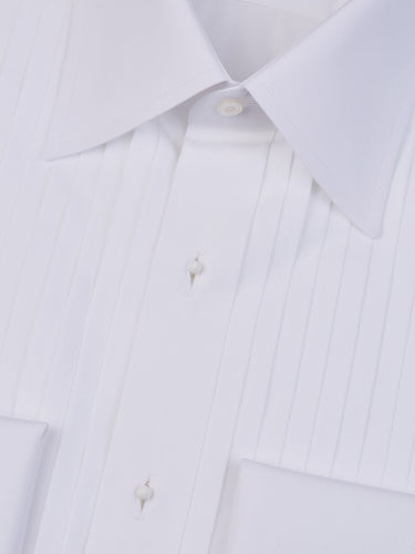 Tom Ford Hombre Barcelona Camisa Drapeada Algodón color Blanco sku 403-000453 01 - Foto 2