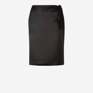 Saint Laurent Mujer Barcelona Falda Mini Satén Seda color Negro sku 750-001437 01 - Foto 1