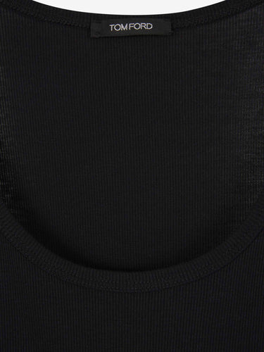 Tom Ford Hombre Barcelona Camiseta Tirantes Lisa color Negro sku 653-000084 02 - Foto 3