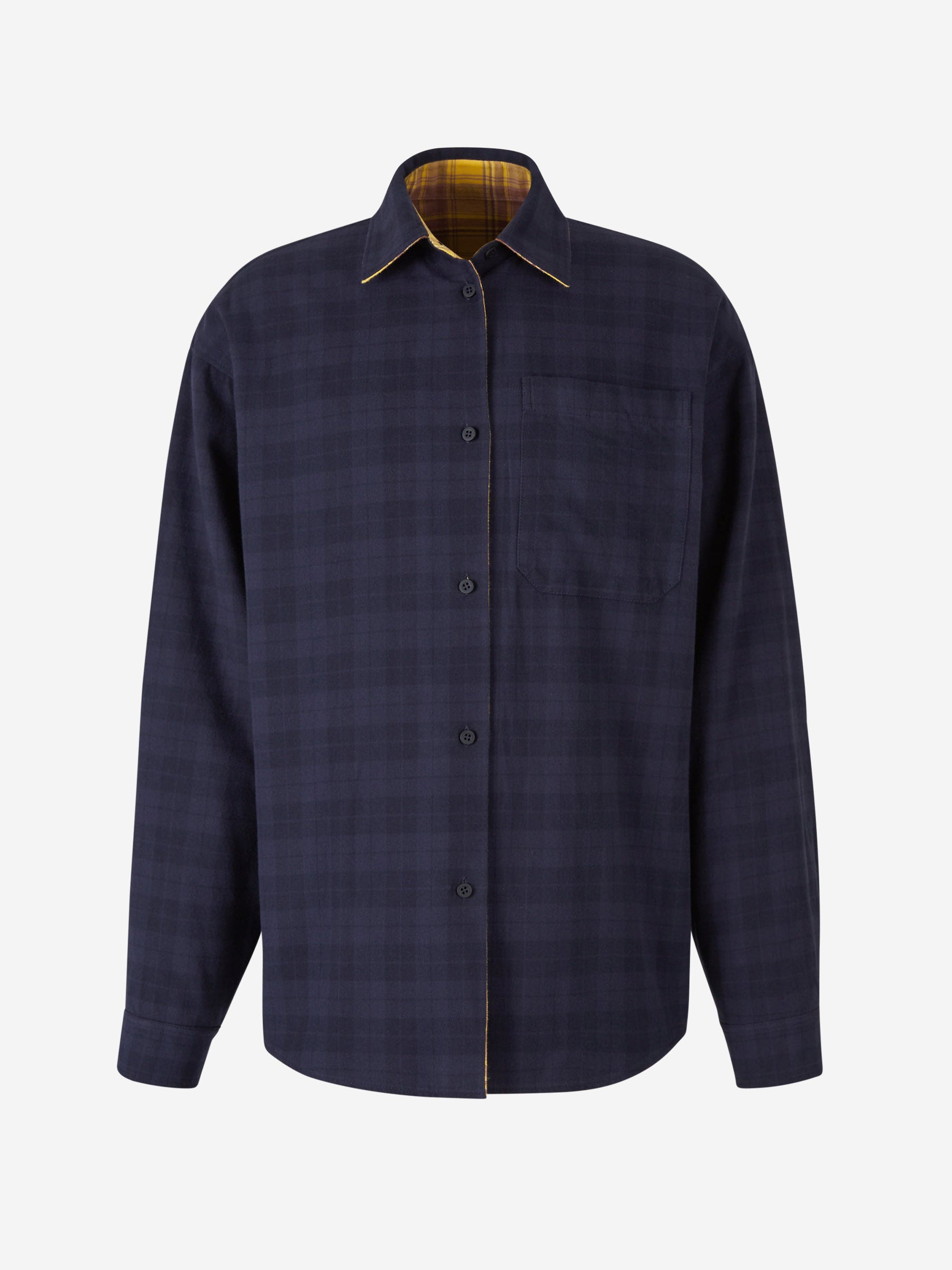 Balenciaga – Balenciaga Checkered Reversible Overshirt in 