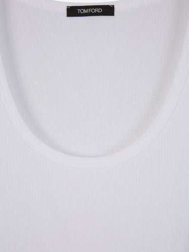 Tom Ford Hombre Barcelona Camiseta Tirantes Lisa color Blanco sku 653-000084 01 - Foto 3
