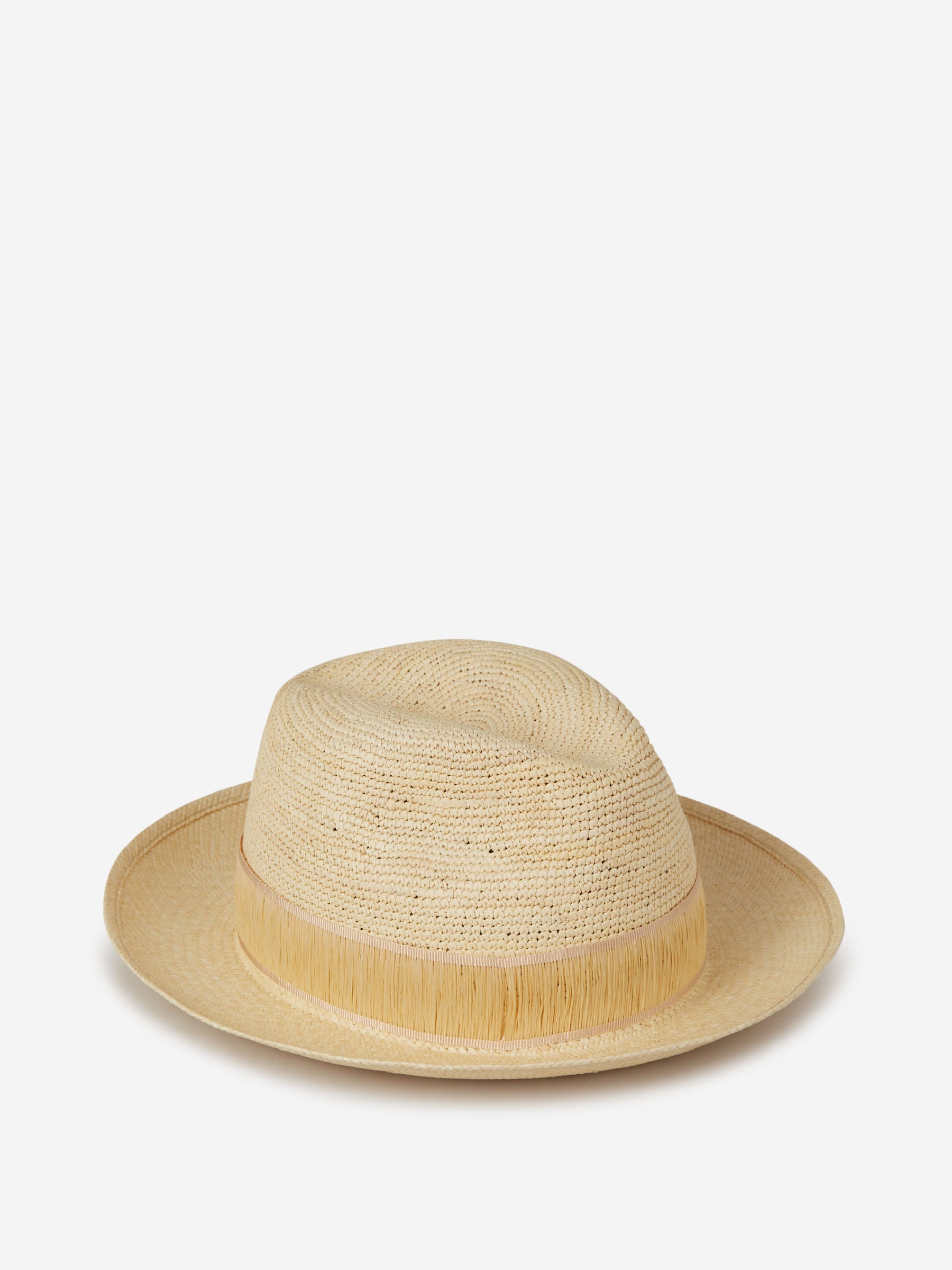 Borsalino Sombrero Panamá Paja color Rosa Palo sku 695-001480 01 - Foto 1
